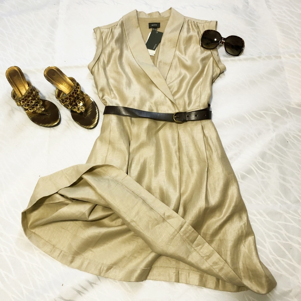 Mexx sleeveless linen dress NWT